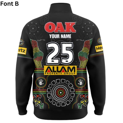 Penrith Panthers 2025 Indigenous Jacket with Zipper