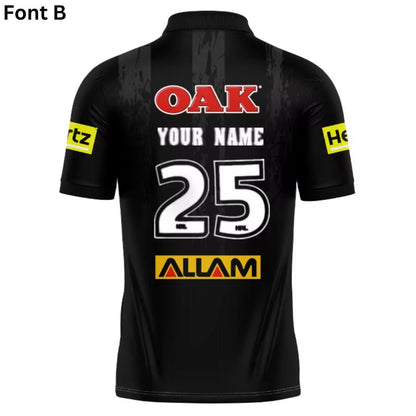 Penrith Panthers 2025 Dark Training Polo Shirt