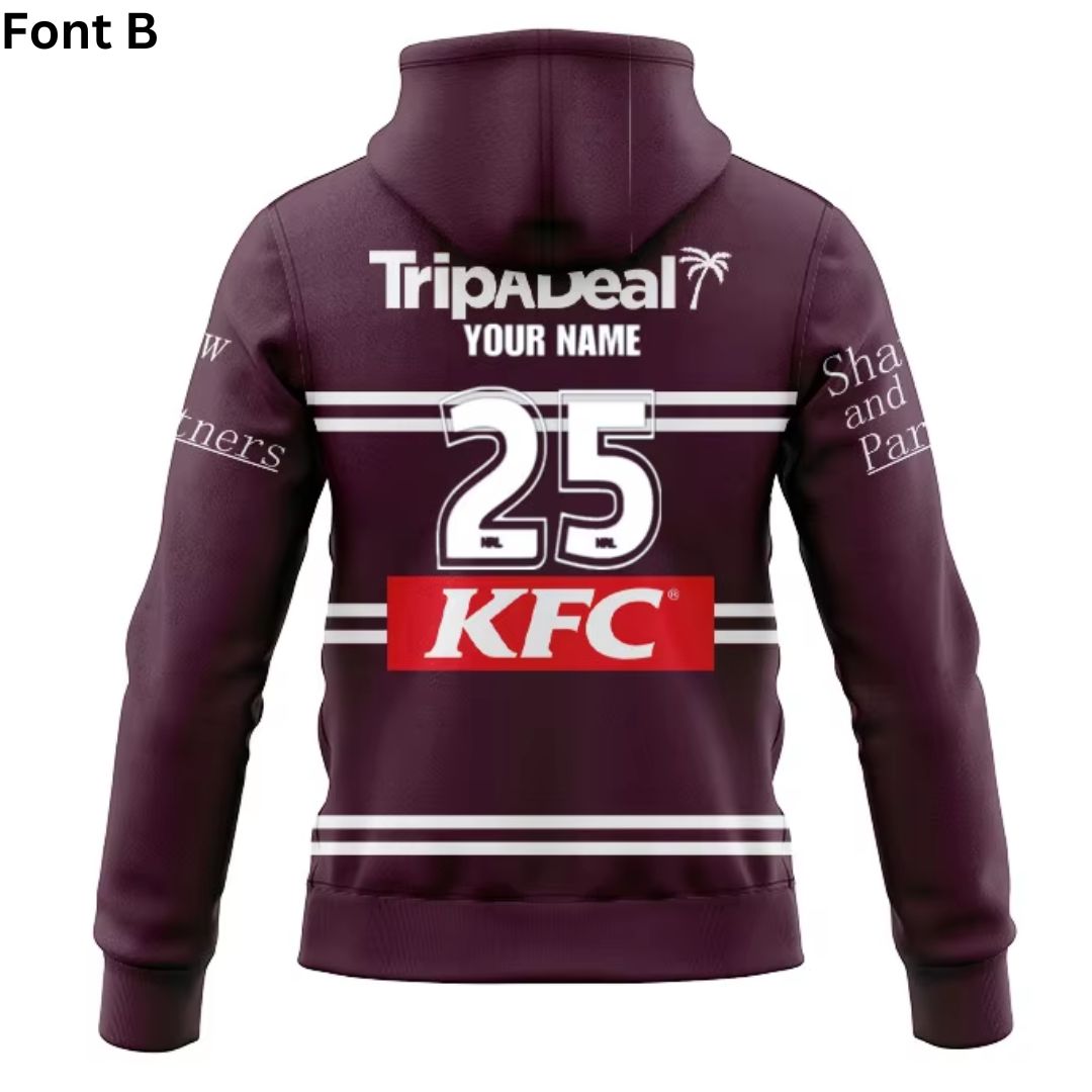 2025 Manly Warringah Sea Eagles Home Hoodie