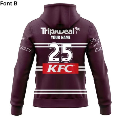 2025 Manly Warringah Sea Eagles Home Hoodie