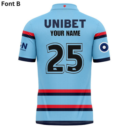 Sydney Roosters 2025 Bondi Blue Training Polo Shirt