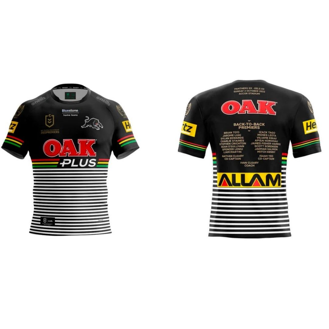 2022 Penrith Panthers Back to Back Premiers Jersey