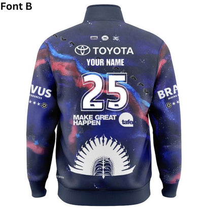 North Queensland Cowboys 2025 Indigenous Jacket with Zipper