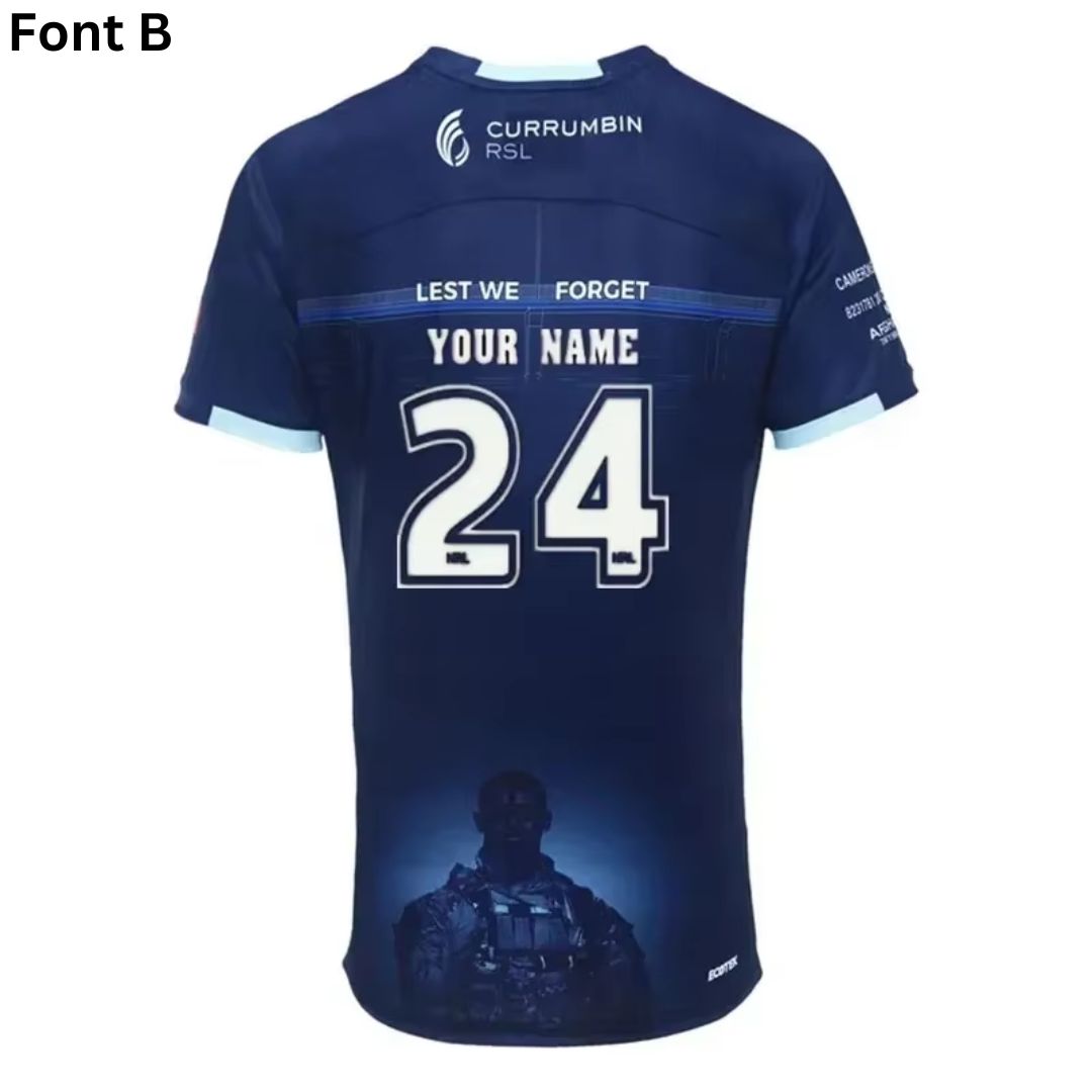 Gold Coast Titans 2024 ANZAC Warm Up Shirt