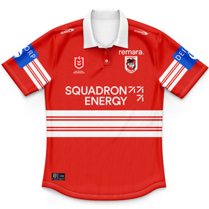 St George Illawarra Dragons 2026 Kids Away Polo Shirt