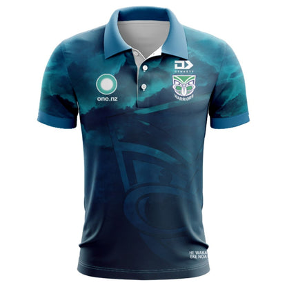 New Zealand Warriors 2025 Pounamu Polo Shirt