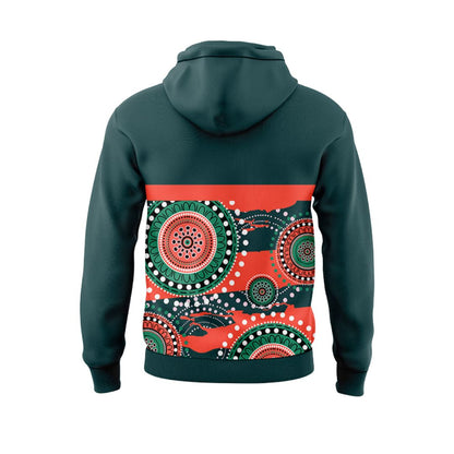 South Sydney Rabbitohs Indigenous Hoodie With Zipper