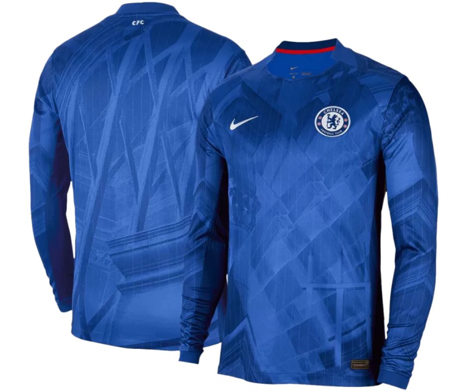 Chelsea 2025/26 Long Sleeve Home Jersey Shirt