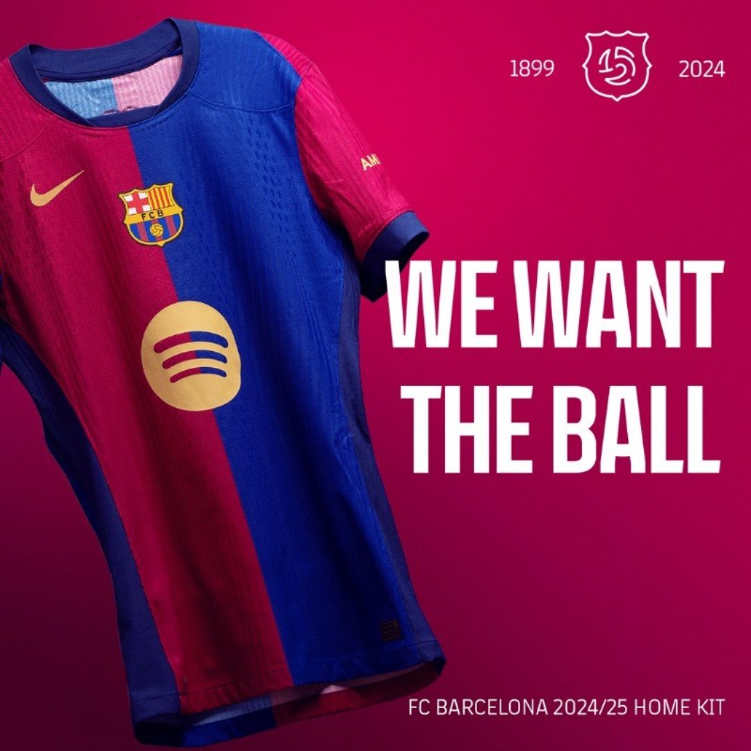 Barcelona 2024/25 125th Anniversary Home Jersey Shirt