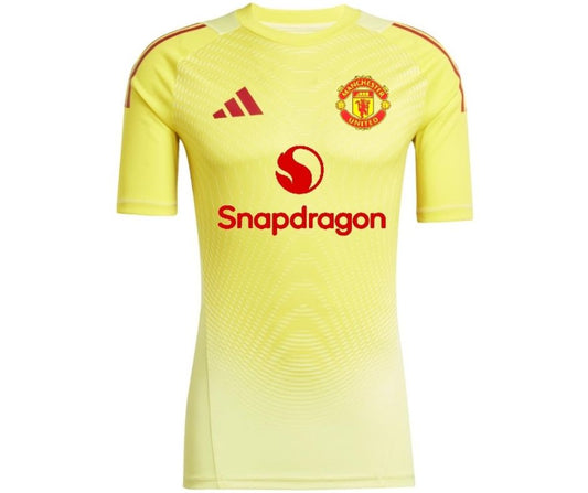 Manchester United 2025/26 Goalkeeper Yellow Jersey Shirt Kit # 5