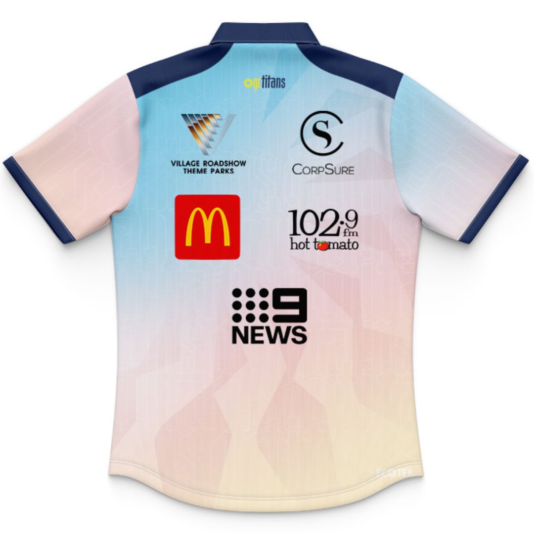 Gold Coast Titans 2026 Kids Sunset Training Polo Shirt