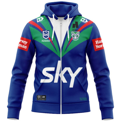 New Zealand Warriors 2025 Alternate Hoodie with Zipper