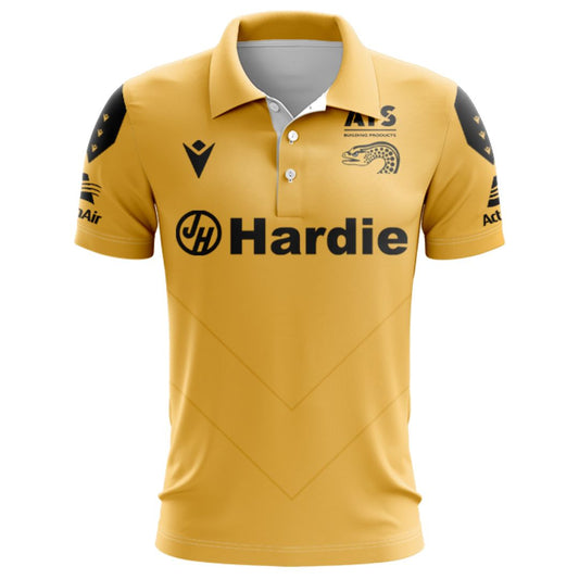 Parramatta Eels 2025 Gold Training Polo Shirt