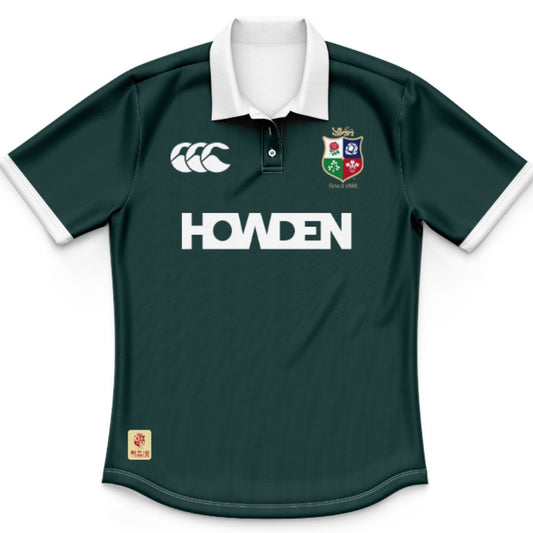 British & Irish Lions 2025 Kids Green Training Polo Shirt