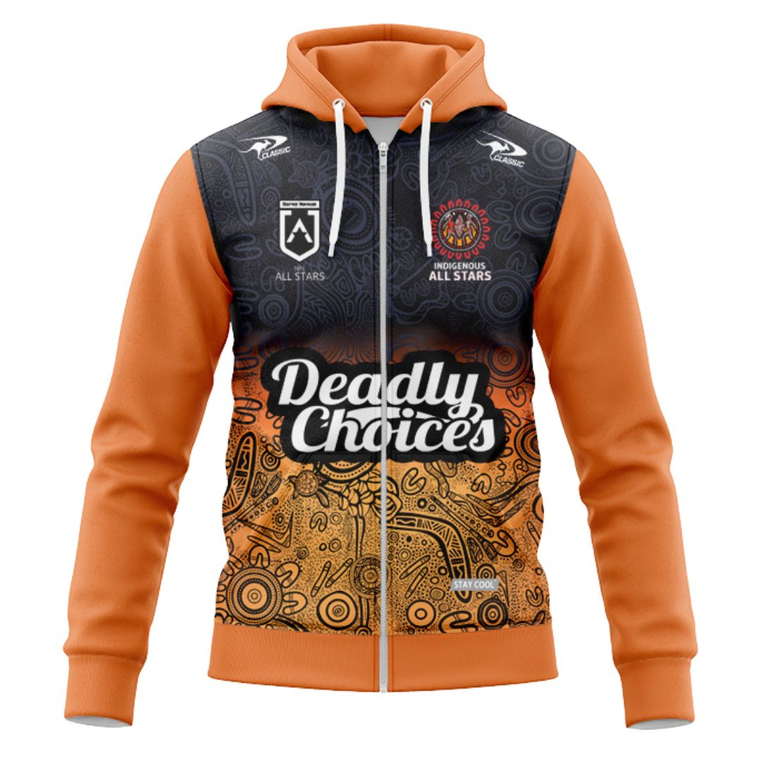 Indigenous All Stars 2025 Training Hoodie with Zipper