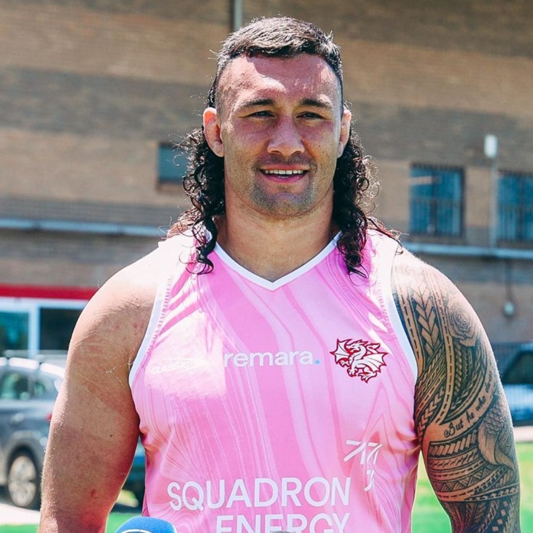 2025 St George Illawarra Dragons Pink Training Singlet