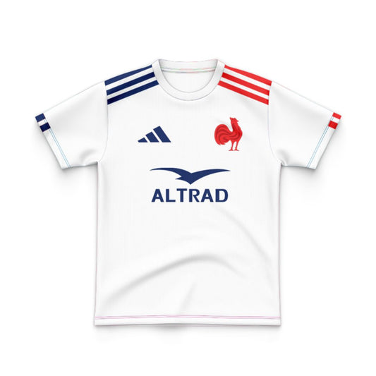 France Les Bleus Rugby 2024 Kids Away Jersey