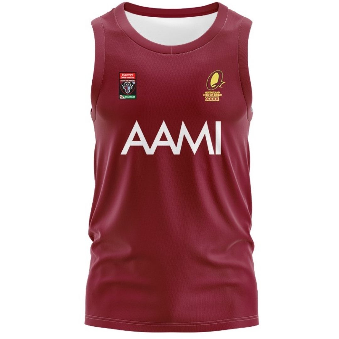 2006 Queensland Maroons Retro Singlet