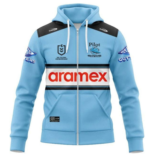 Cronulla Sutherland Sharks 2026 Home Hoodie with Zipper