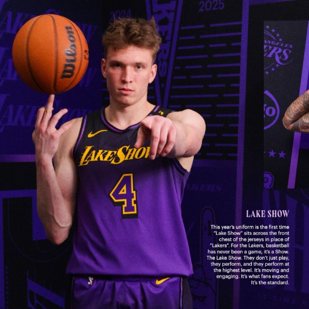Los Angeles Lakers 2024/25 Dalton Knecht #4 City Edition Jersey