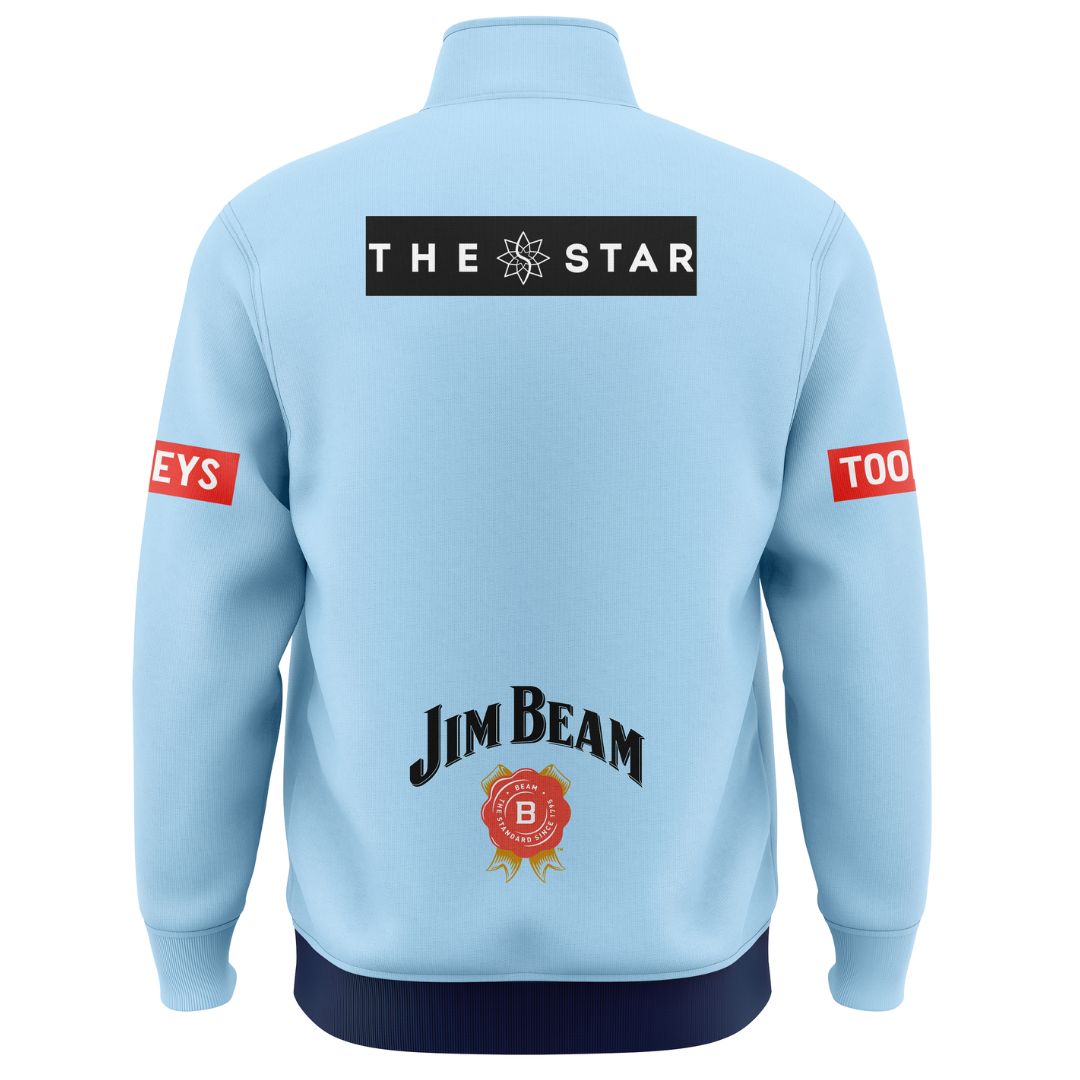 NSW Blues State Of Origin 2025 Light Blue Performance Jacket with Zipper