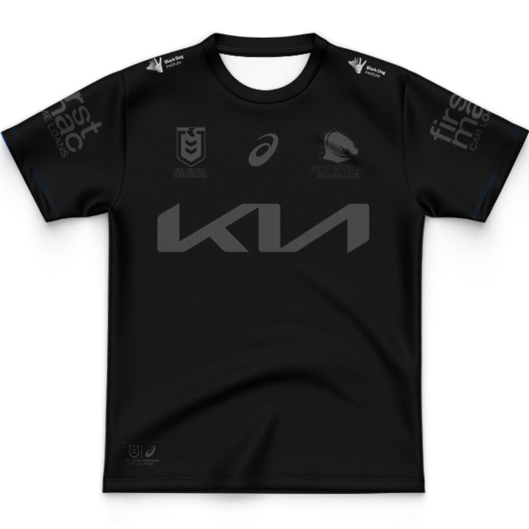 Brisbane Broncos 2025 Kids Black Jersey