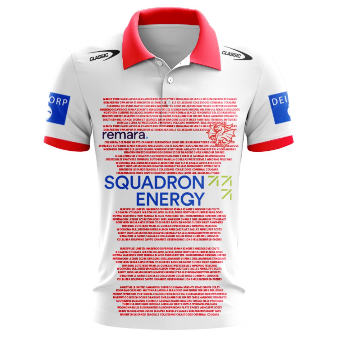 St George Illawarra Dragons 2025 Captains Run Polo Shirt