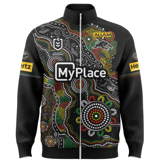 Penrith Panthers 2025 Indigenous Jacket with Zipper