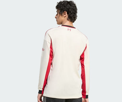 Liverpool 2025/26 Long Sleeve Away Jersey Shirt