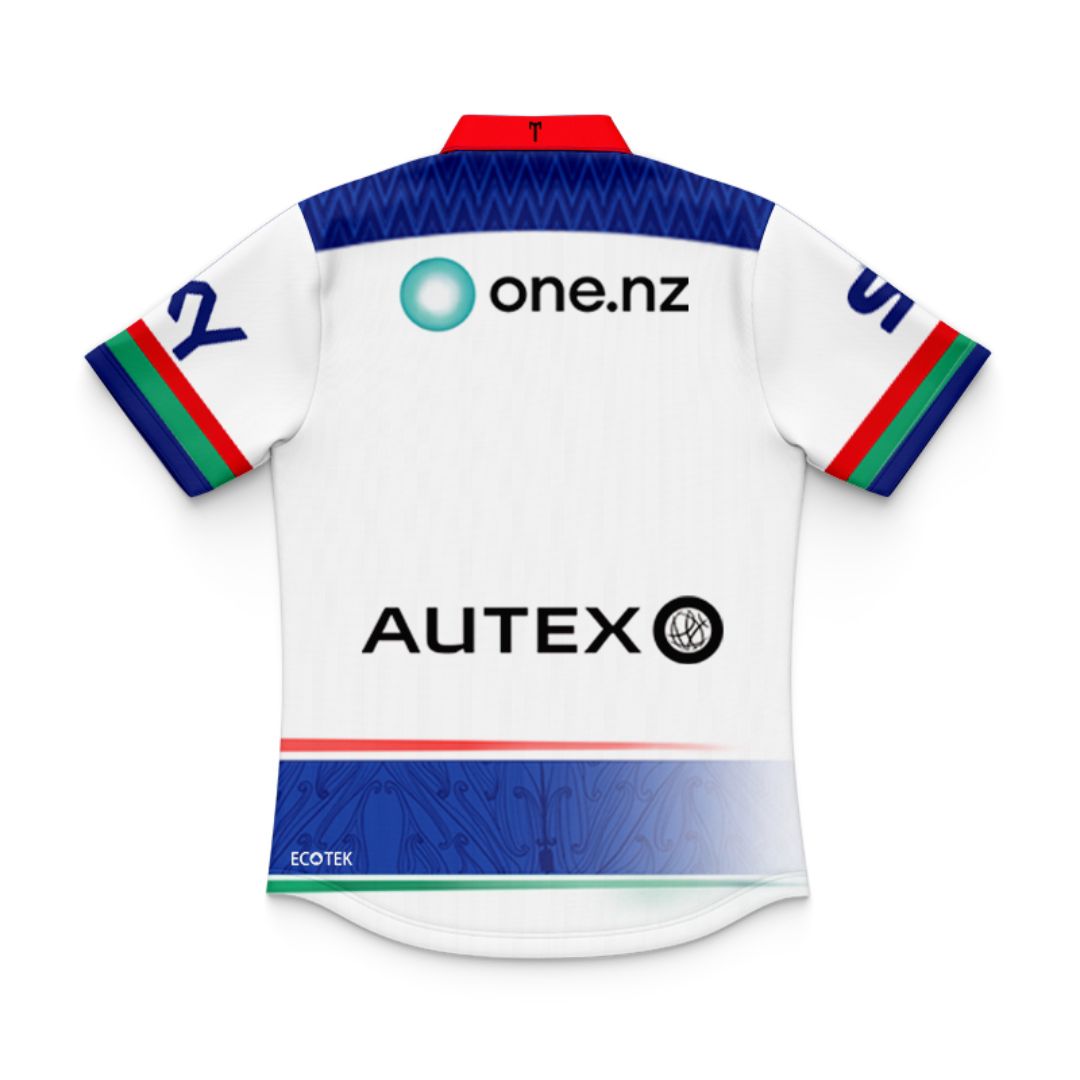 New Zealand Warriors 2025 Kids Away Polo Shirt