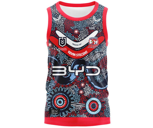 Sydney Roosters 2025 Indigenous Singlet