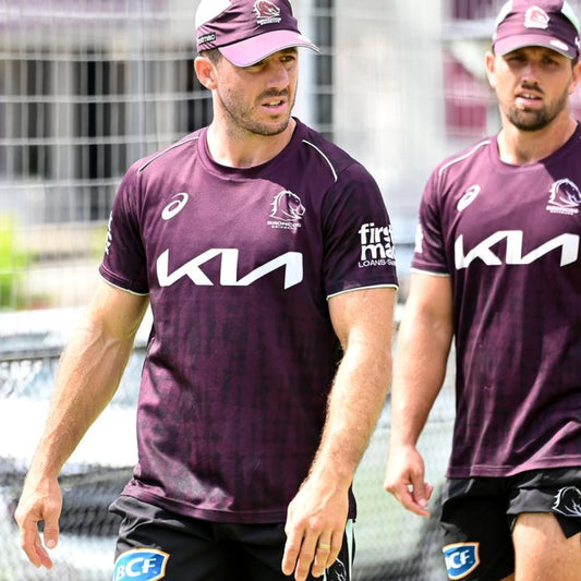 Brisbane Broncos 2025 Maroon Training Shirt