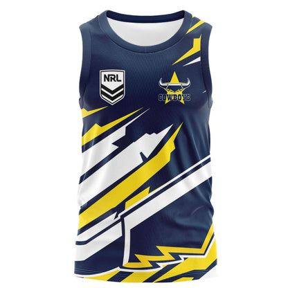 North Queensland Cowboys 2024 Ignition Fishing Singlet