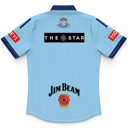 NSW Blues State Of Origin 2025 Kids Home Polo Shirt