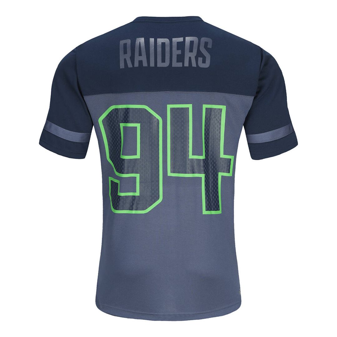 Canberra Raiders 2024 Navy Blue Grid Iron Shirt