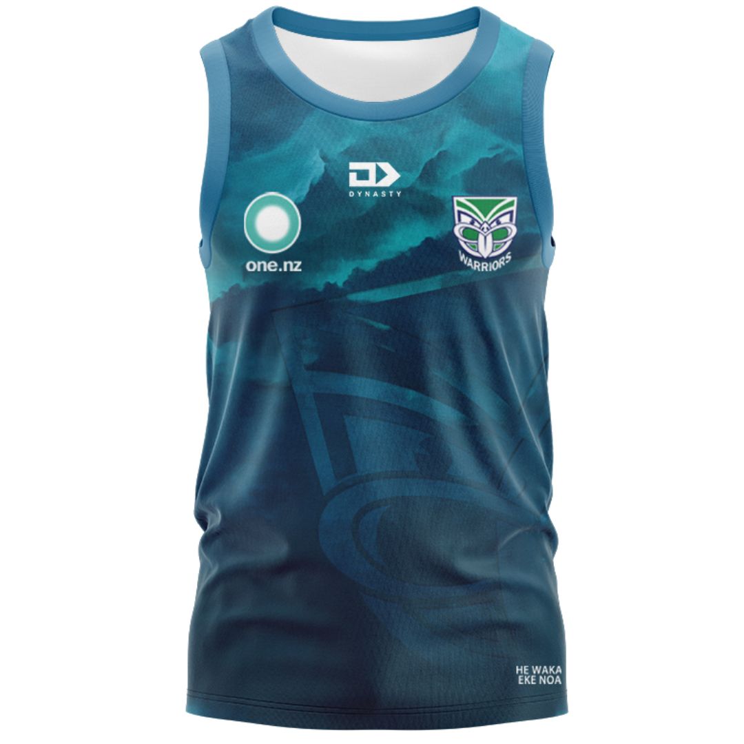 New Zealand Warriors 2025 Pounamu Singlet