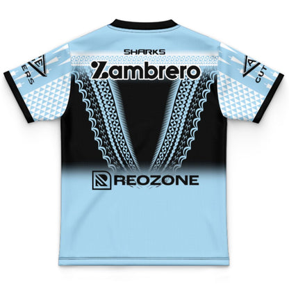 Cronulla Sutherland Sharks 2025 Kids Pasifika Jersey