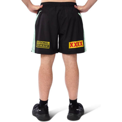 Brisbane Broncos 2025 Long Black Training Gym Shorts