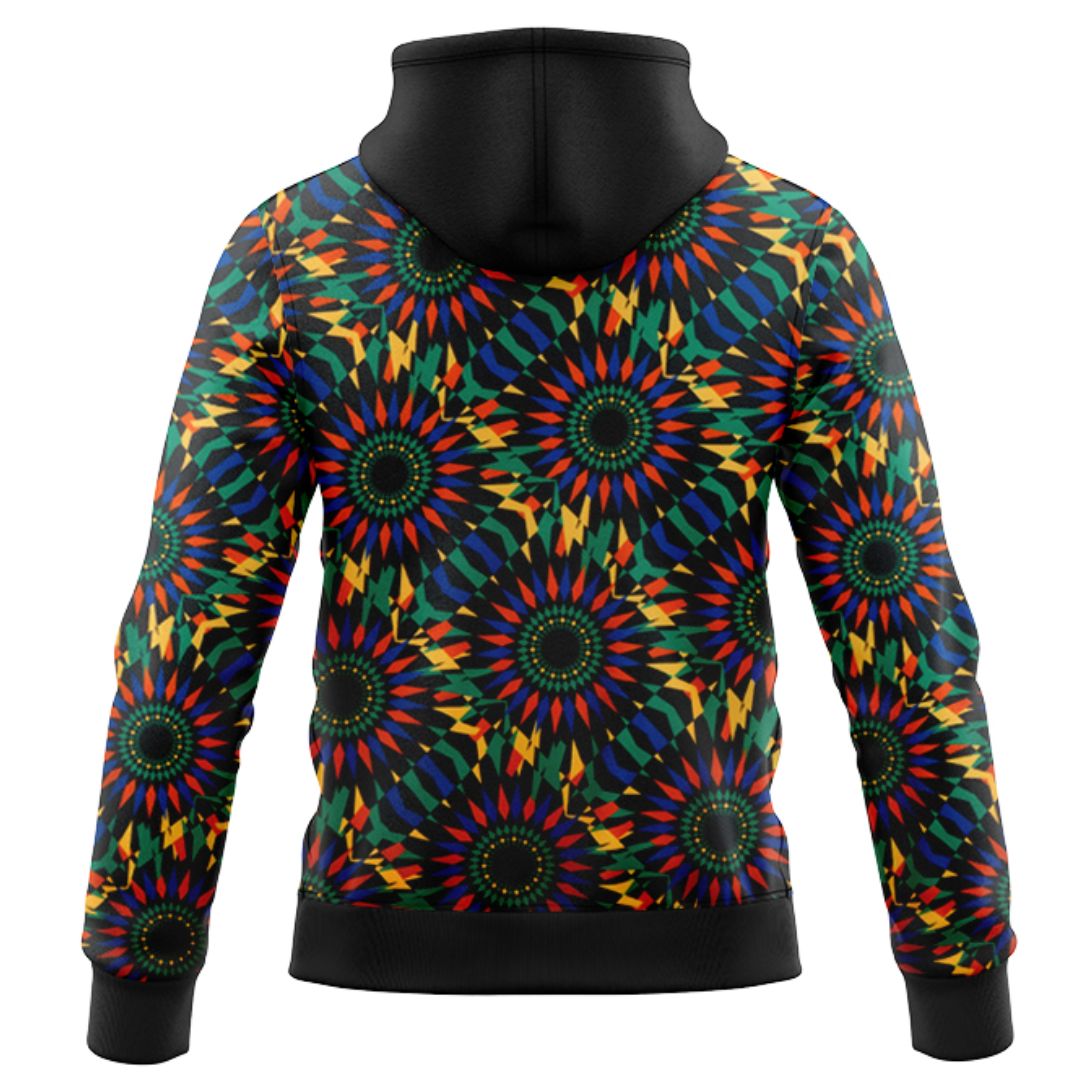 South Africa Springboks 2025 Pre Match Hoodie with Zipper