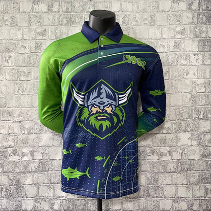 Canberra Raiders Long Sleeve Fishing Shirt