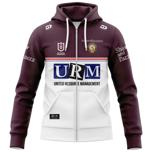 Manly Warringah Sea Eagles 2026 Home Hoodie with Zipper