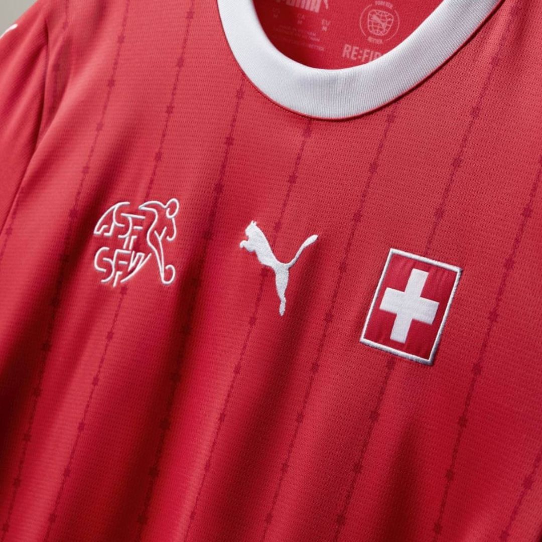 Switzerland Euro 2024 Home Jersey Shirt