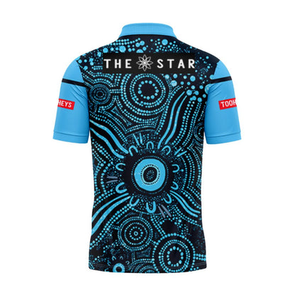 NSW Blues State Of Origin 2024 Indigenous Polo Shirt