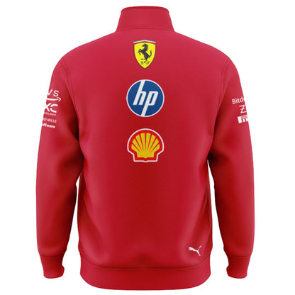 Scuderia Ferrari 2025 Team Jacket with Zipper