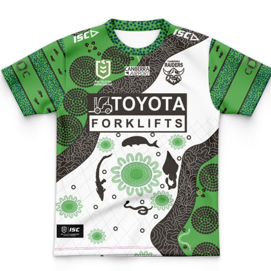 Canberra Raiders 2025 Kids Indigenous Jersey