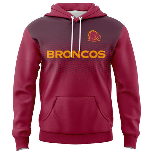 Brisbane Broncos 2025 Training Hoodie