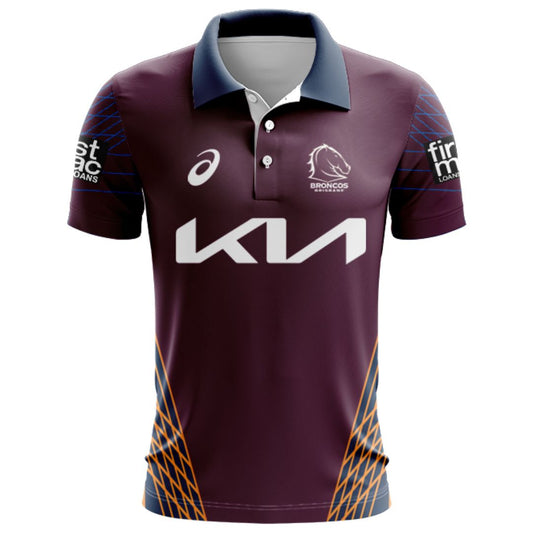 Brisbane Broncos 2000 Retro Polo Shirt