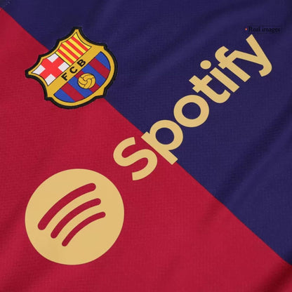 Barcelona 2024/25 Home Jersey Shirt (Add Your Own Name & Number)