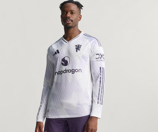 Manchester United 2025/26 Long Sleeve Away Jersey Shirt