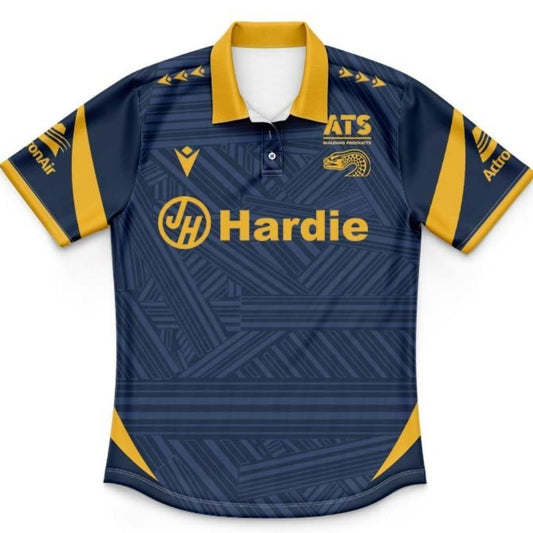 Parramatta Eels 2026 Kids Navy Blue Training Polo Shirt